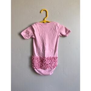 Zootie Patootie 12-18m Pink Ruffled Butt Bodysuit